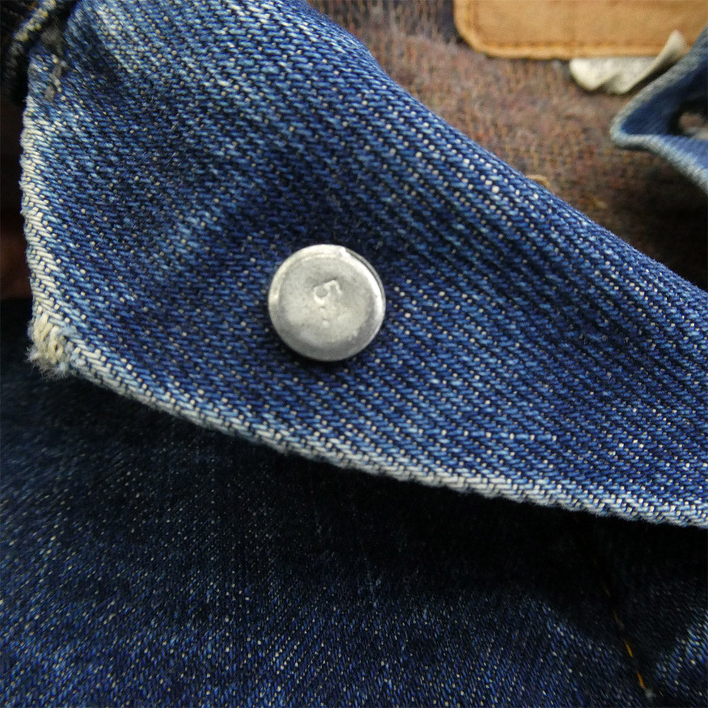Levi's リーバイス 70s 70505-0317 4th ブランケット付 赤タブ欠損 ケアタグ ボタン裏52 デニム ジャケット インディゴブルー系 サイズ不明【中古】