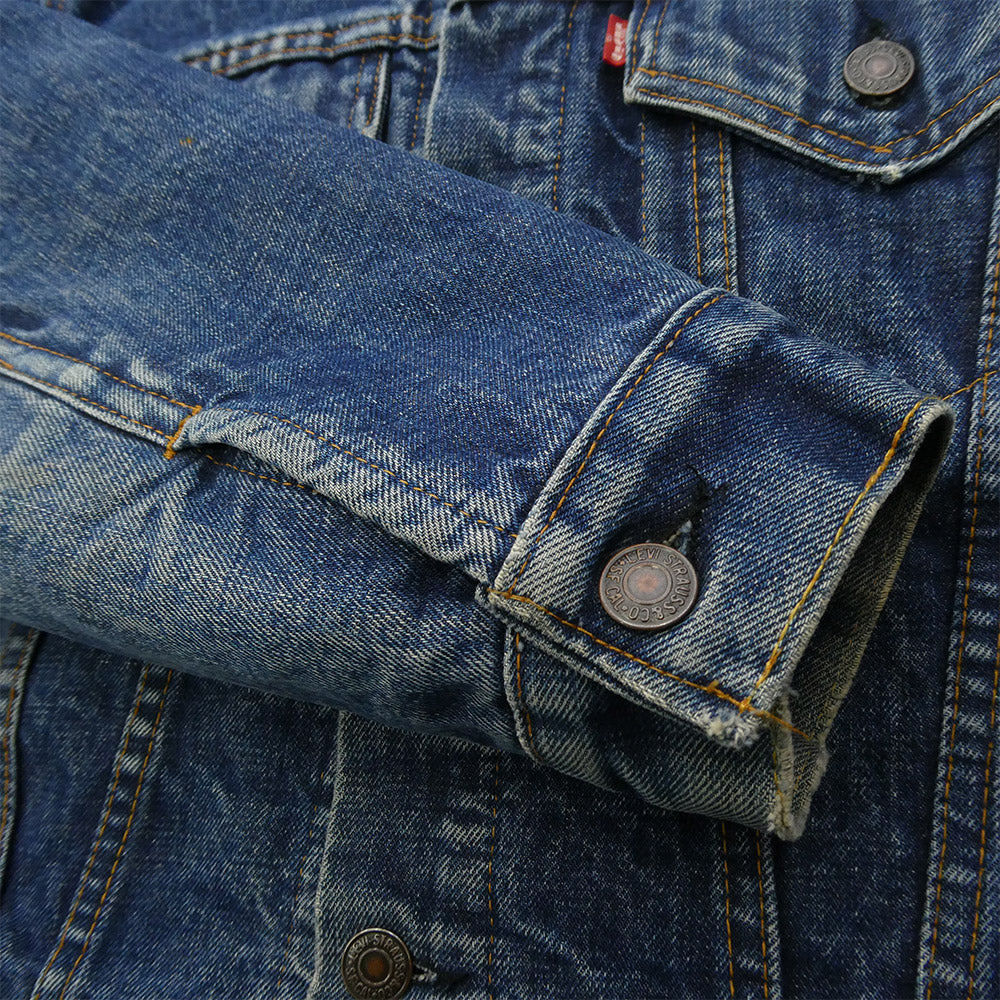 Levi's リーバイス 70s 70505-0317 BIG E 4th ブランケット付 ケアタグ ボタン裏525 デニム ジャケット インディゴブルー系 サイズ不明【中古】