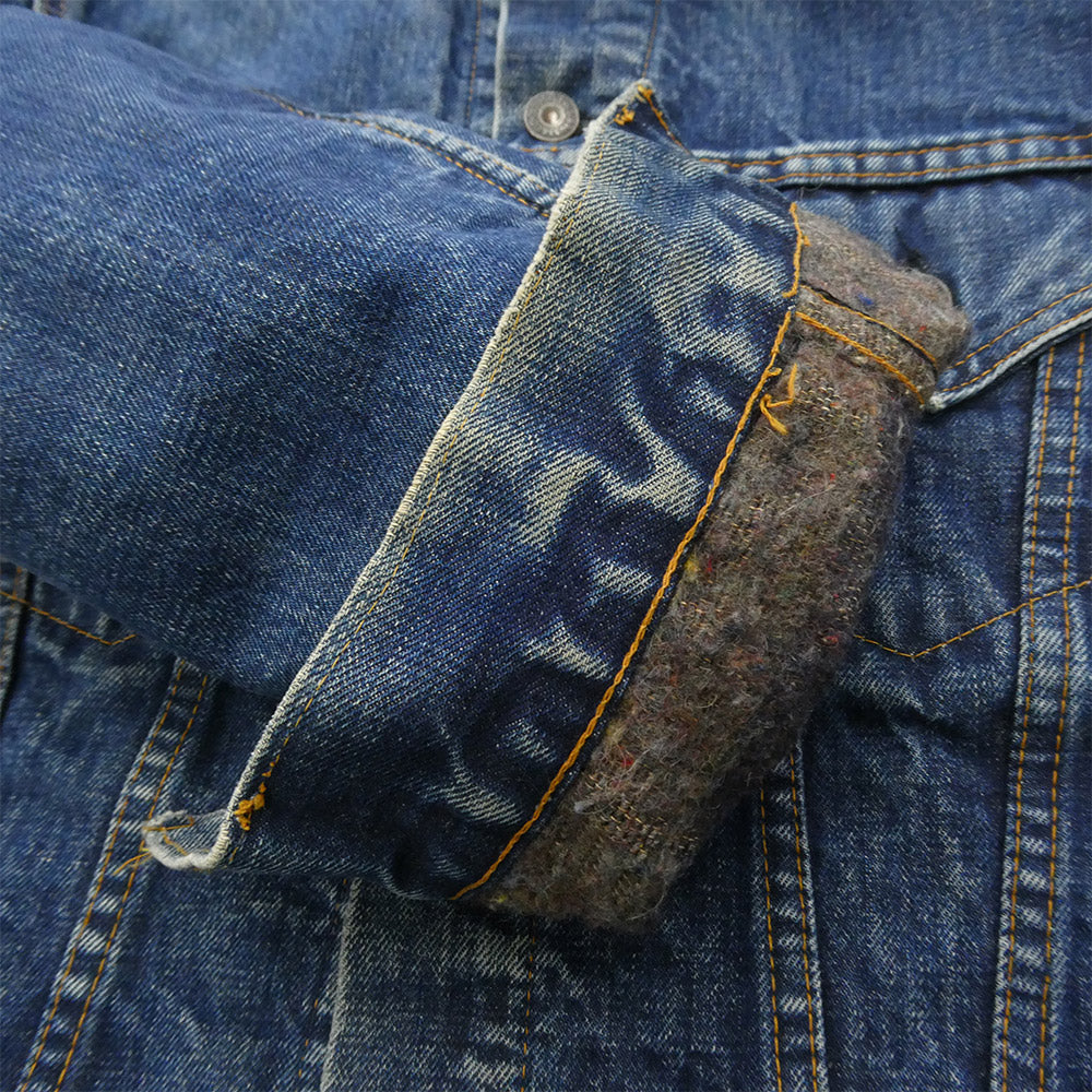 Levi's リーバイス 70s 70505-0317 BIG E 4th ブランケット付 ケアタグ ボタン裏525 デニム ジャケット インディゴブルー系 サイズ不明【中古】