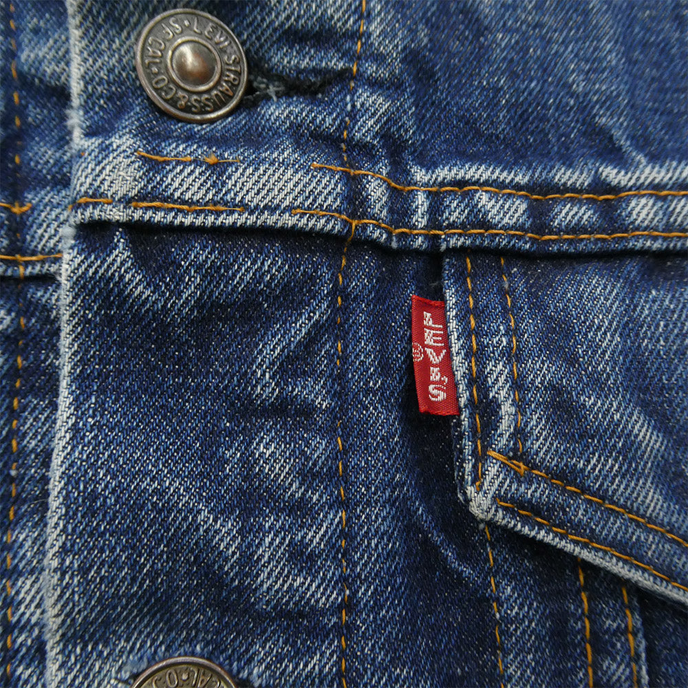 Levi's リーバイス 70s 70505-0317 BIG E 4th ブランケット付 ケアタグ ボタン裏525 デニム ジャケット インディゴブルー系 サイズ不明【中古】