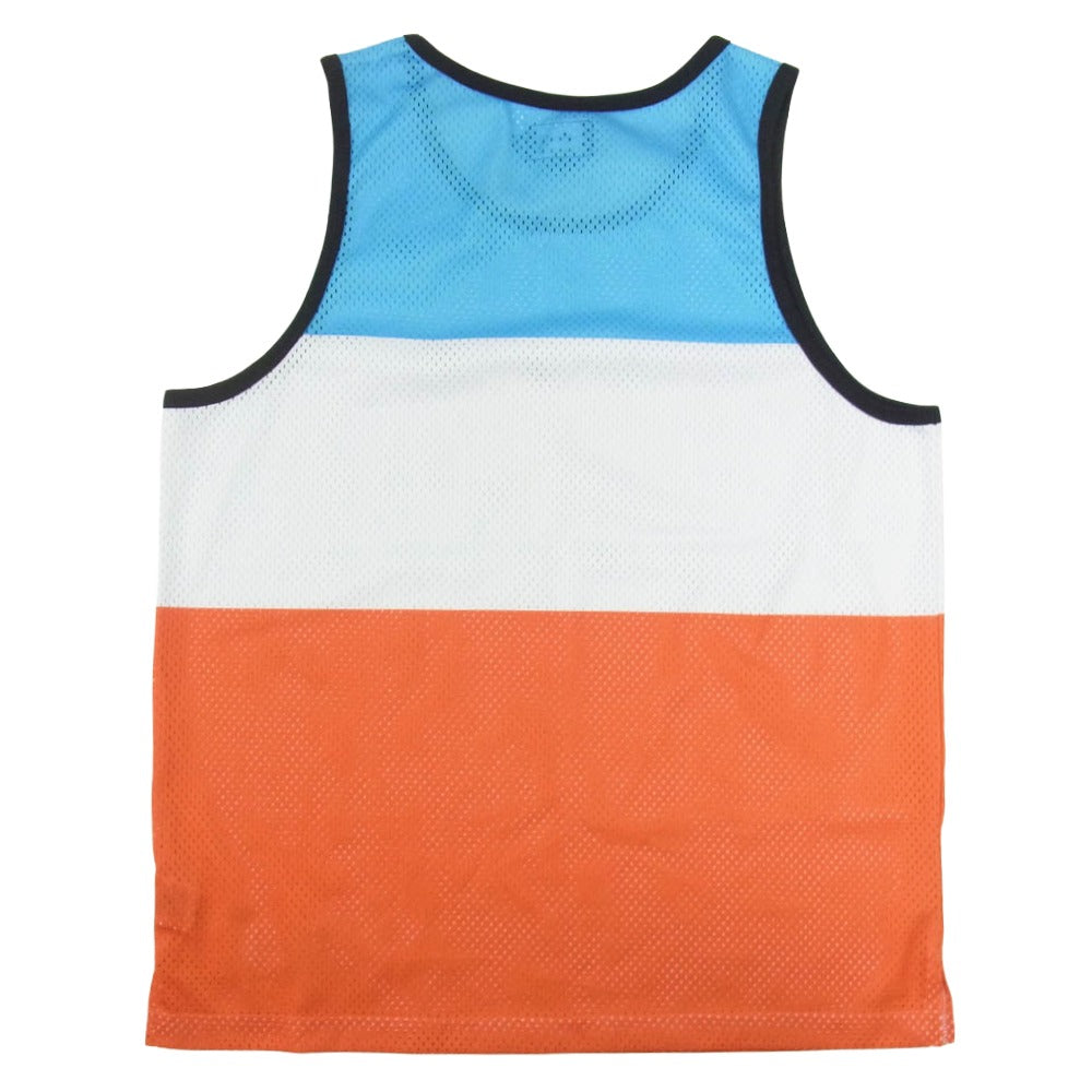 STUSSY ステューシー Track＆Field Tank トラック メッシュ タンクトップ マルチカラー系 M【中古】