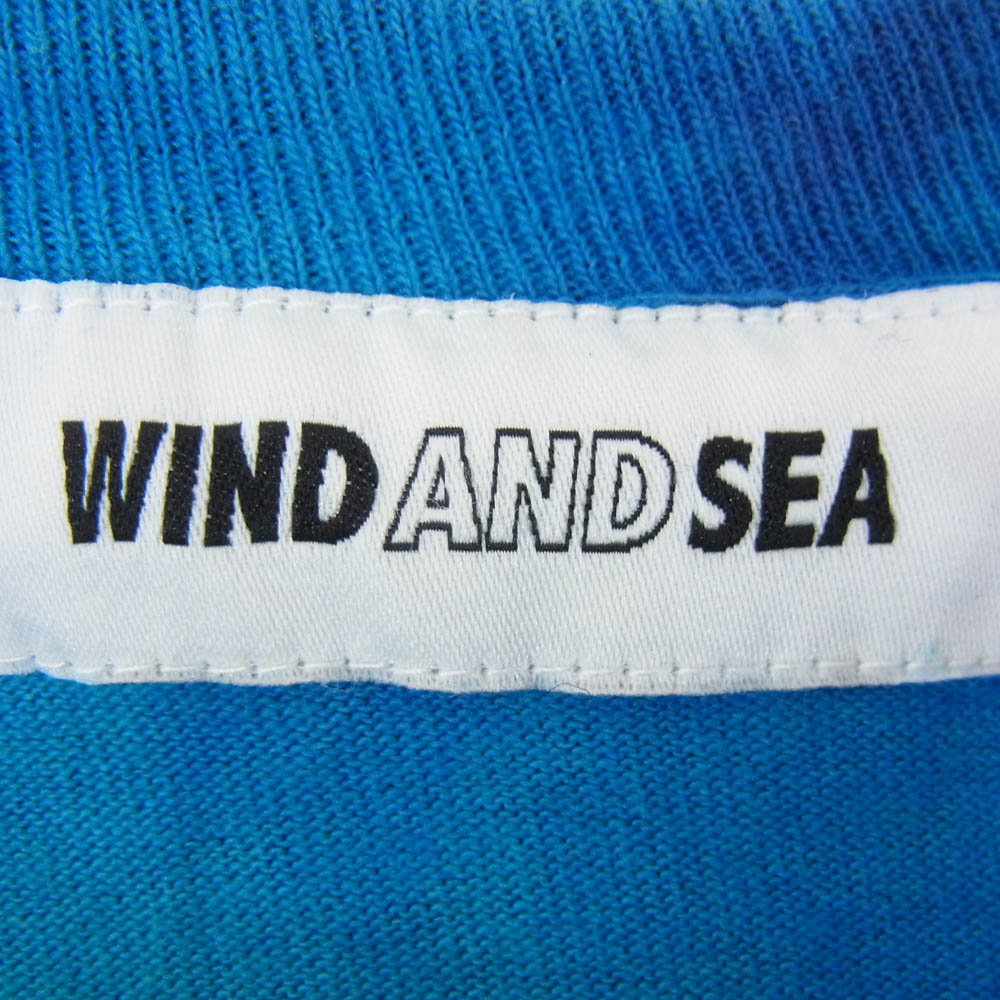 WIND AND SEA ウィンダンシー LONG SLEEVE CUT-SEWN TIEDYE タイダイ 長袖 Tシャツ カットソー マルチカラー系 S【中古】