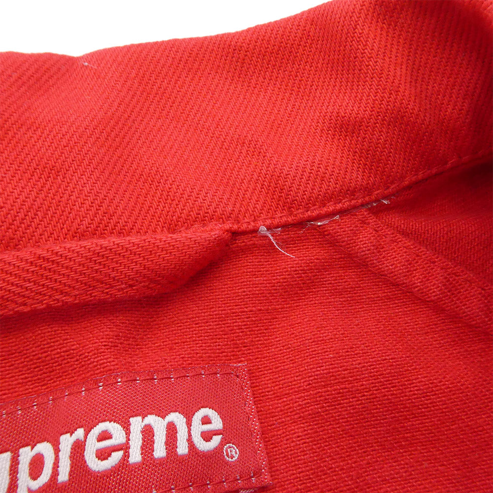 Supreme シュプリーム 25SS Arc Denim Coaches Jacket デニムジャケット コーチジャケット レッド系 S【中古】