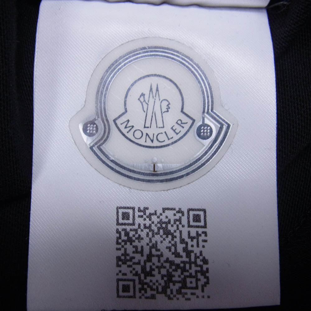 MONCLER モンクレール 21AW G20918D00012 8390T モンクレールジャパンタグ レタリングプリント 長袖カットソー ブラック系 L【中古】