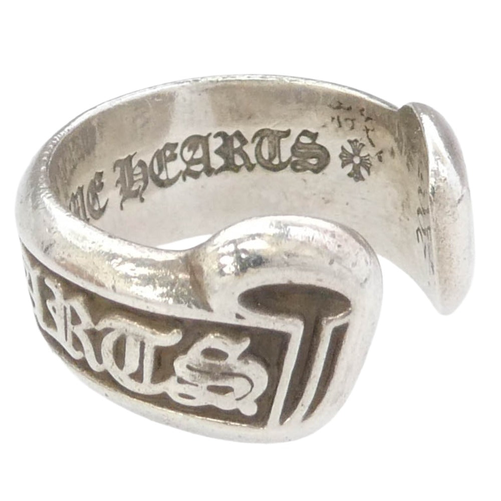 CHROME HEARTS クロムハーツ（原本無） SM SCROLL LABEL スモールスクロールラベル シルバー系 15号【中古】