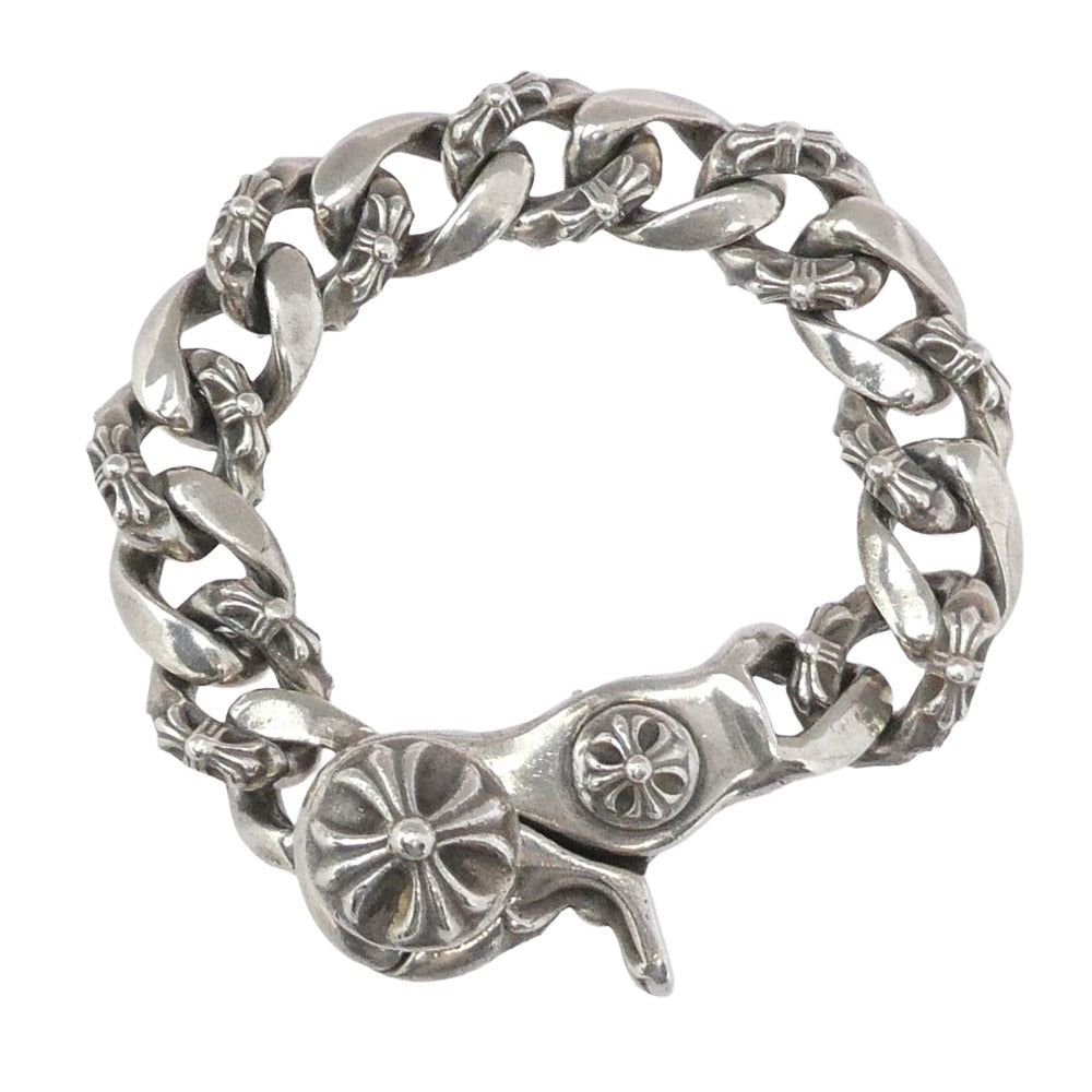 CHROME HEARTS クロムハーツ（原本無） FNCY CHN LNK オールド ファンシーリンク クリップ ブレスレット 13LINK シルバー系【中古】