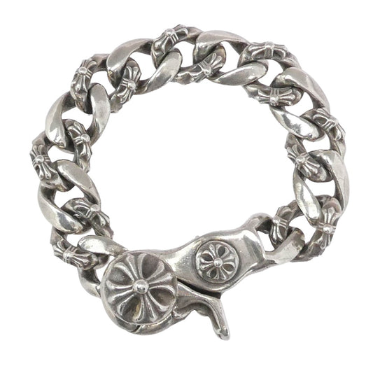 CHROME HEARTS クロムハーツ（原本無） FNCY CHN LNK オールド ファンシーリンク クリップ ブレスレット 13LINK シルバー系【中古】