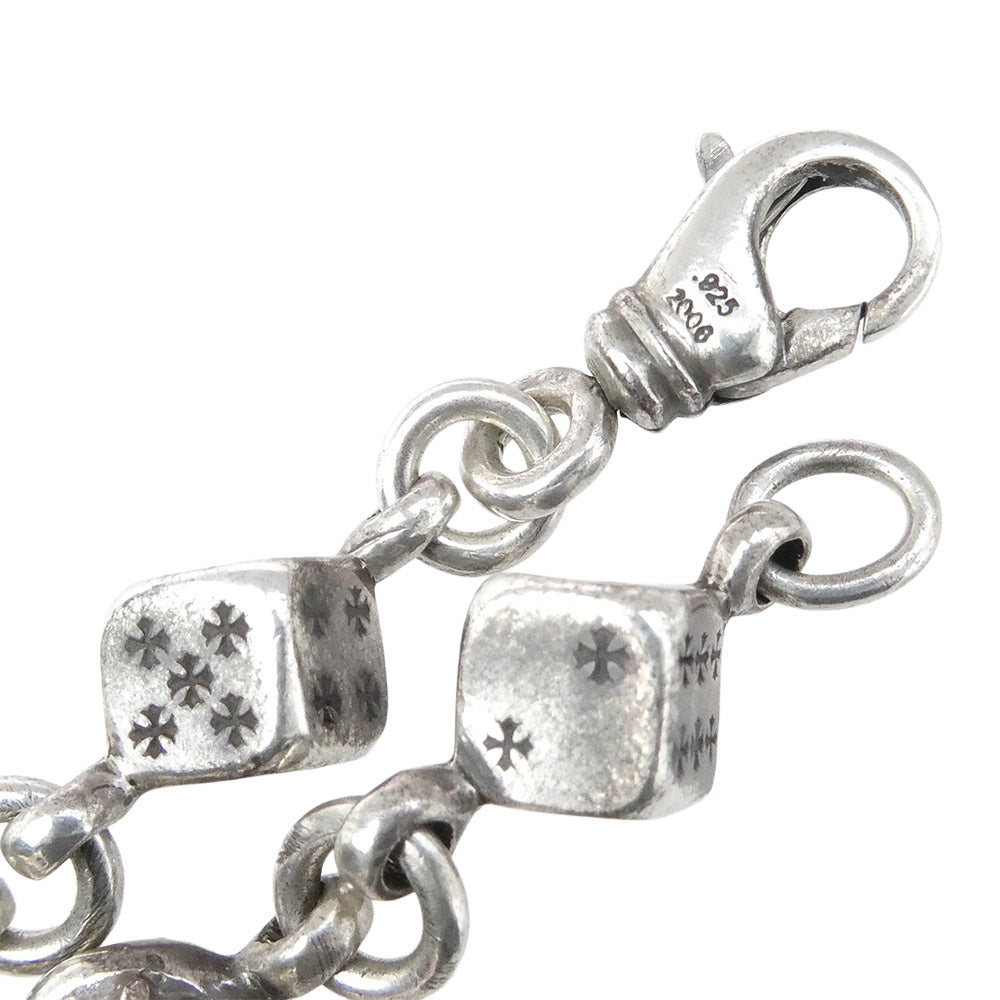 CHROME HEARTS ダイス&クロスボールブレスレット 9LINK CHROME HEARTS クロムハーツ（原本無） DICE NO1 CRSBL 9LINK ダイス