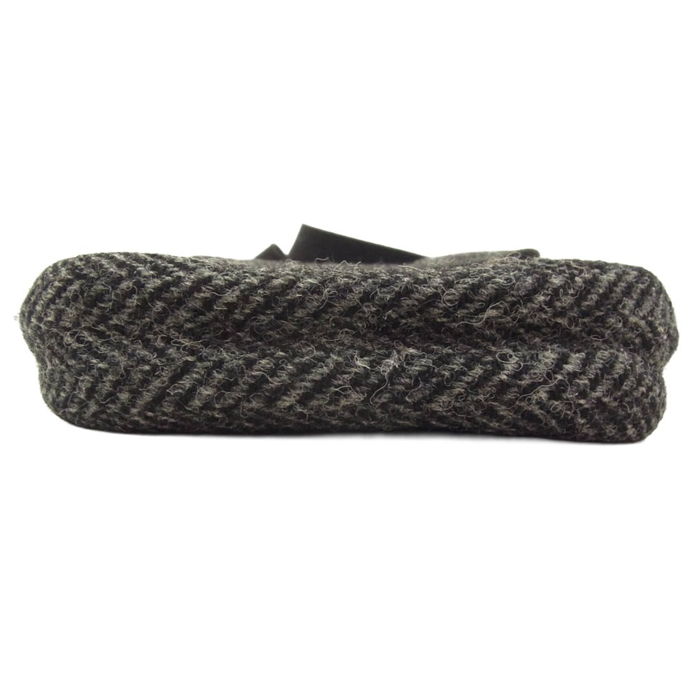 PORTER ポーター ×BEAMS×Harris Tweed ビームス×ハリスツイード 2way ショルダー バッグ ブラック系【中古】