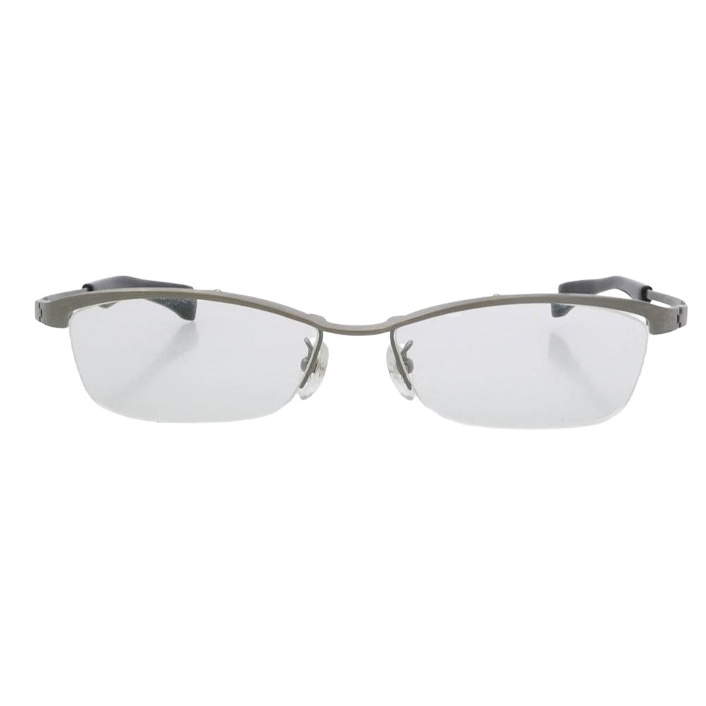 フォーナインズ S-670T 度入り チタン アイウェア メガネ 眼鏡 シルバー系 ブラック系 55□16　143【中古】