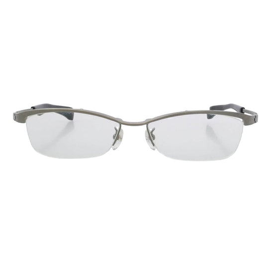 フォーナインズ S-670T 度入り チタン アイウェア メガネ 眼鏡 シルバー系 ブラック系 55□16　143【中古】
