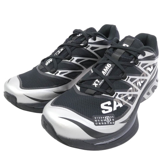 MAISON MARGIELA メゾンマルジェラ SH1WS0020-P6303 x Salomon サロモン MM6 エムエムシックス XT-MM6 Black Ftw Silver ブラック シルバー スニーカー ブラック系 シルバー系 27.5cm【美品】【中古】