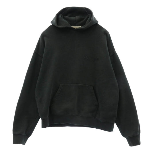FEAR OF GOD フィアオブゴッド ESSENTIALS スウェットシャツ パーカー プルオーバー ブラック系 M【中古】