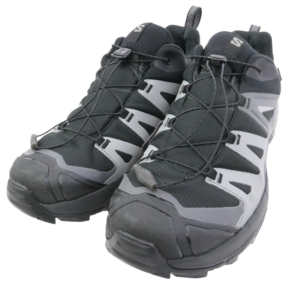 salomon サロモン 474532 【フェイクバスターズ鑑定済み】 X ULTRA 360 GORE-TEX ハイキングシューズ スニーカー ブラック系 グレー系 28cm【中古】