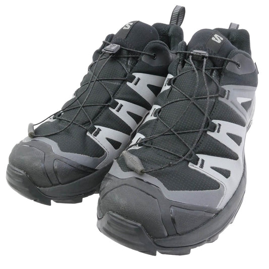 salomon サロモン 474532 【フェイクバスターズ鑑定済み】 X ULTRA 360 GORE-TEX ハイキングシューズ スニーカー ブラック系 グレー系 28cm【中古】
