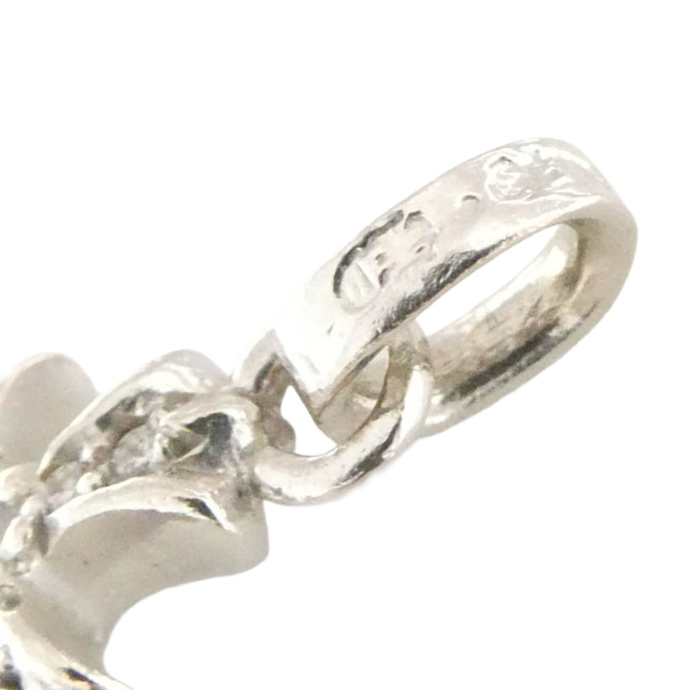 CHROME HEARTS クロムハーツ（原本有） 18KWG CRS BBYFAT P/DIA ベイビーファットクロス PAVE ダイヤ ペンダントトップ シルバー系【中古】