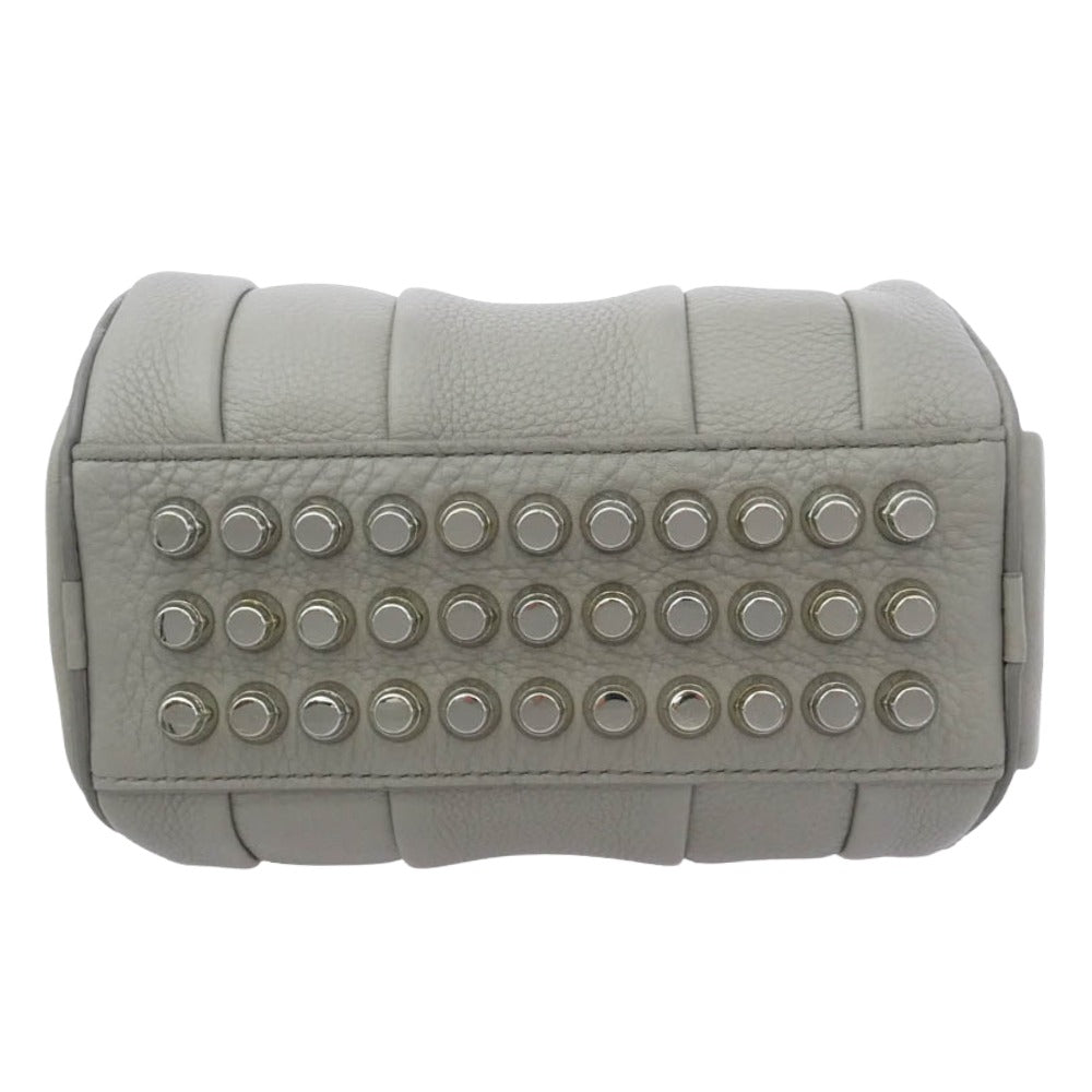 Alexander Wang アレキサンダーワン pebbled Lambskin bag 2WAY ラムスキン ショルダー バッグ グレー系【中古】