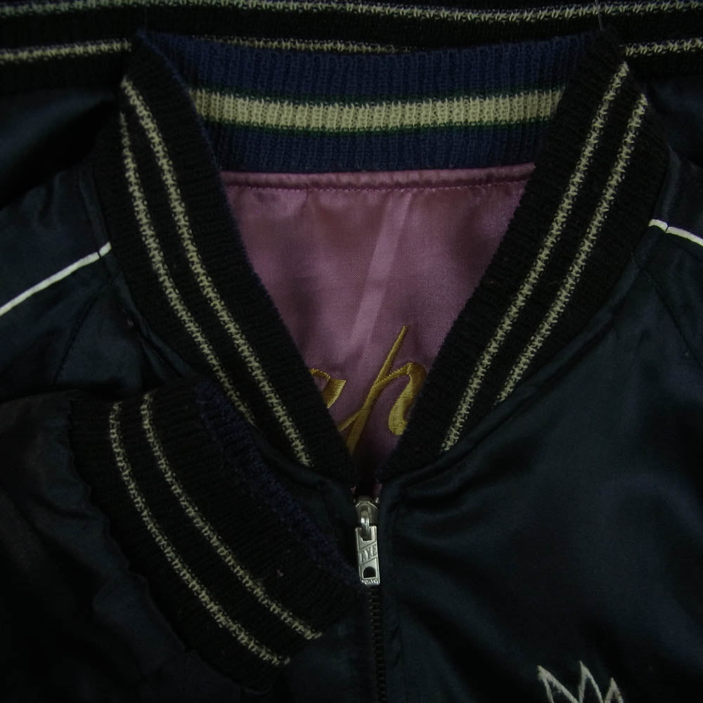 TAILOR TOYO テイラー東洋 TT11248 龍 竜 リーバーシブル スカジャン ブラック系 ピンク系 S【中古】