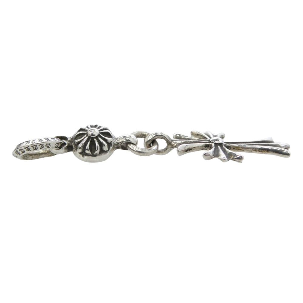 CHROME HEARTS クロムハーツ（原本無） 1B TNY CH CRS 1ボール タイニー CHクロス チャーム ペンダントトップ シルバー系【中古】