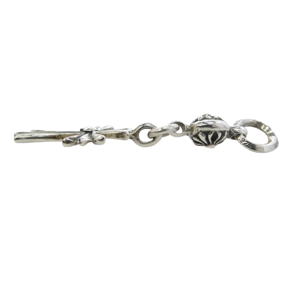 CHROME HEARTS クロムハーツ（原本無） 1B TNY CH CRS 1ボール タイニー CHクロス チャーム ペンダントトップ シルバー系【中古】