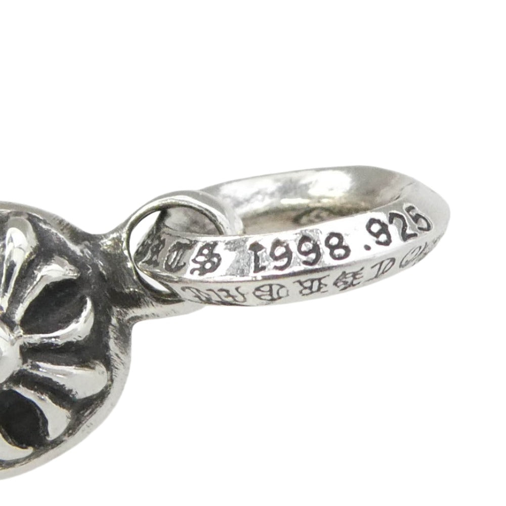 CHROME HEARTS クロムハーツ（原本無） 1B TNY CH CRS 1ボール タイニー CHクロス チャーム ペンダントトップ シルバー系【中古】