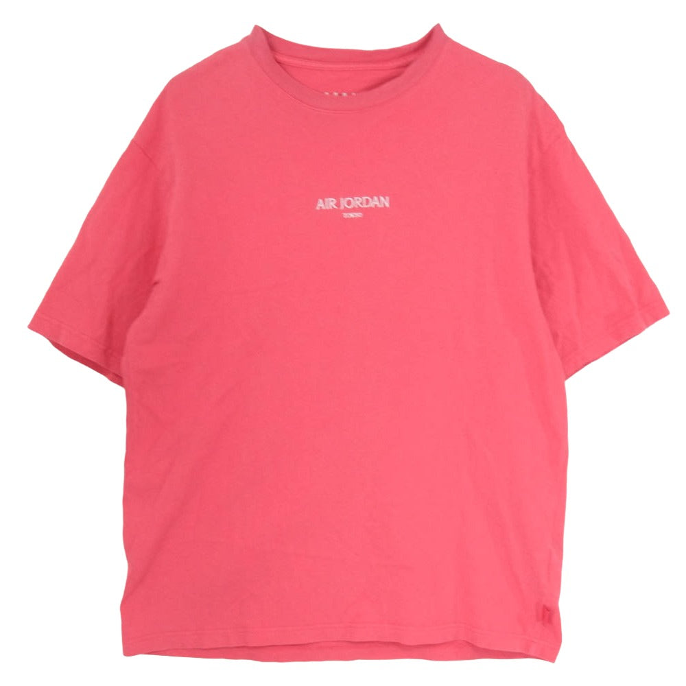 NIKE AIR JORDAN ナイキ ジョーダン HJ7343-629 AIR JDN 85 SS CREW TKYO エアジョーダン トウキョウ クルーネック 半袖 Tシャツ ピンク系 M【中古】
