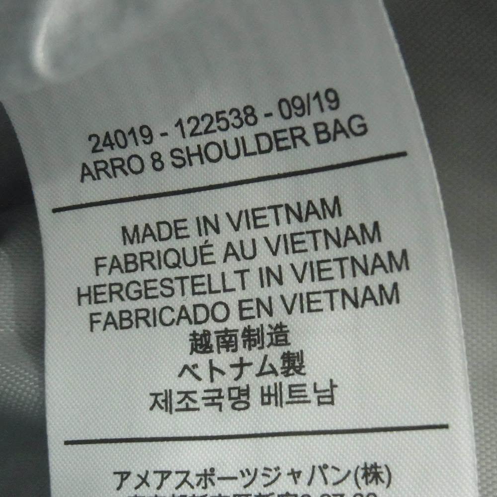 ARC'TERYX アークテリクス 24019 ARRO 8 SHOULDER BAG アロー8 ショルダー バッグ ベトナム製 ブラック系【中古】