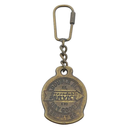 RRL ダブルアールエル イタリア製 ナンバリング キーリング キーホルダー ゴールド系【美品】【中古】