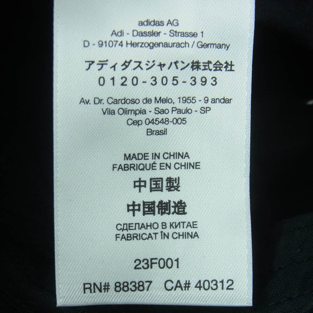 Y-3 Yohji Yamamoto ワイスリー ヨウジヤマモト 23F001 ロゴプリント キャップ 帽子 中国製 ブラック系 58cm【中古】