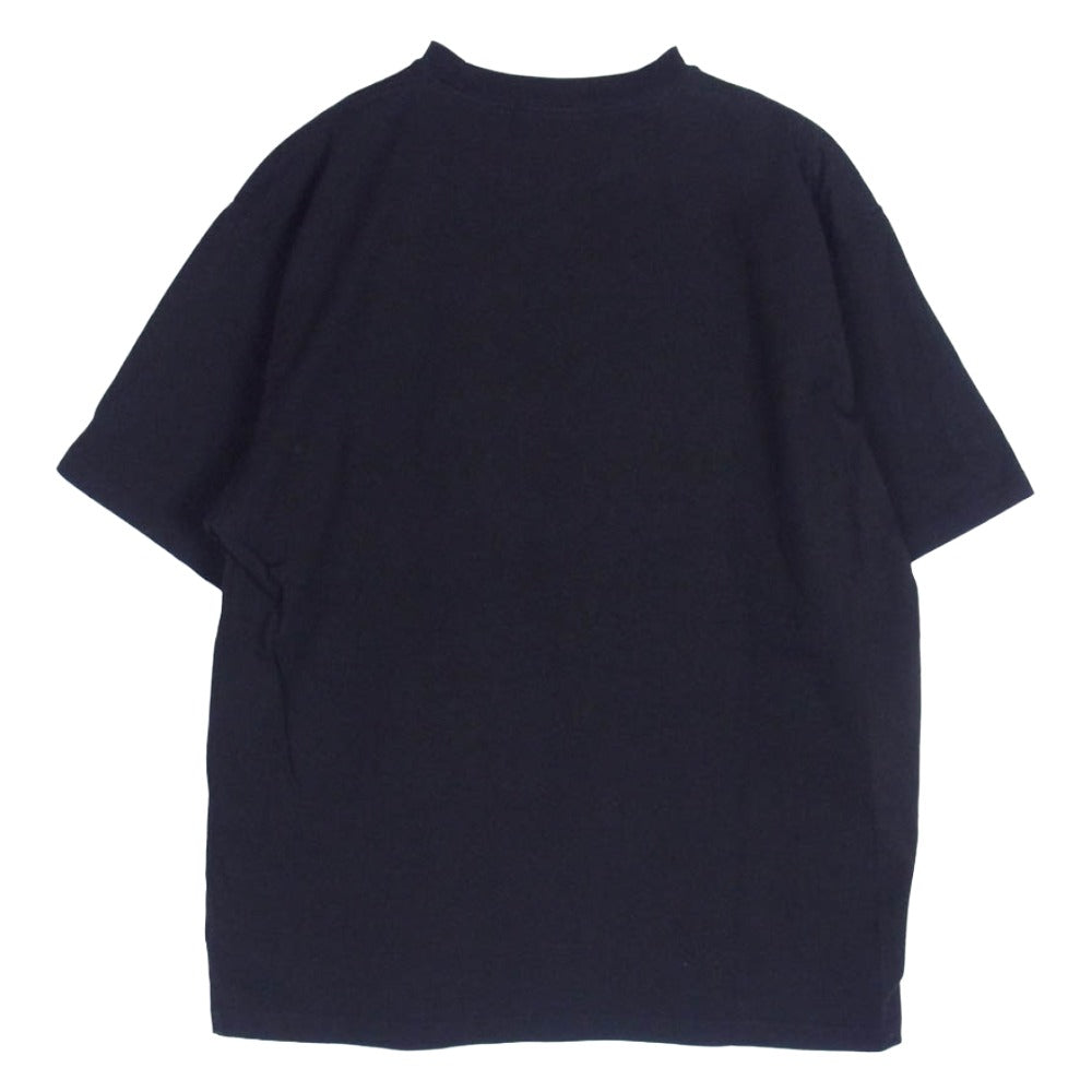 GOD SELECTION XXX ゴッドセレクション 23SS GX-S23-ST-01 T-Shirt フロントプリント Tシャツ 半袖カットソー ブラック系 L【中古】