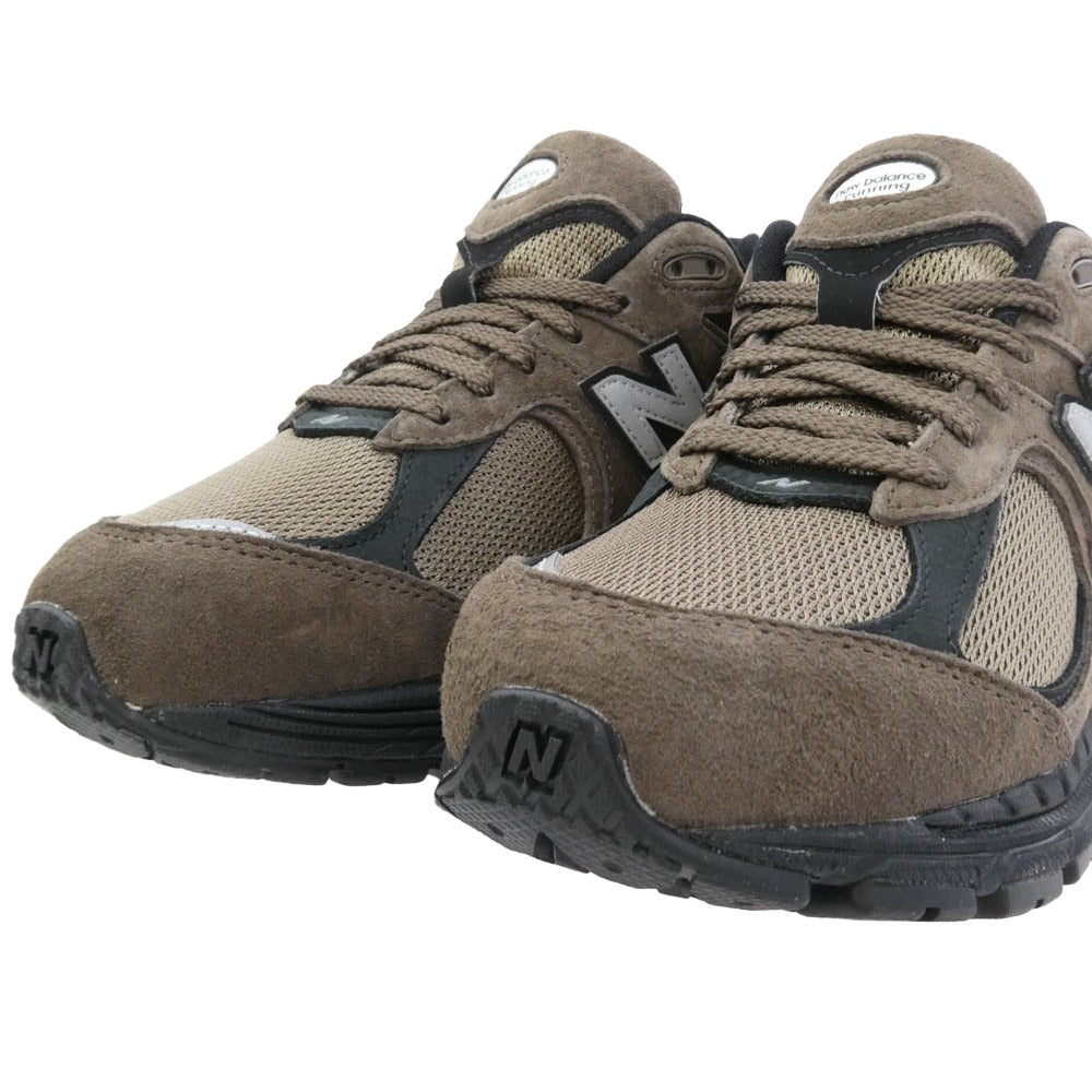 NEW BALANCE ニューバランス U2002RAB 2002R Dark Mushroom Black Mushroom ABZORB ソール スエード メッシュ スニーカー ブラウン系 ブラック系 シルバー系 26.5cm【極上美品】【中古】