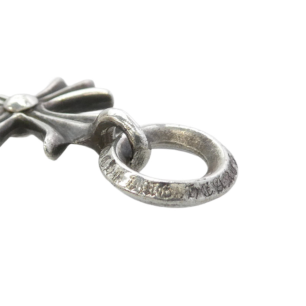 CHROME HEARTS クロムハーツ（原本無） TINY CH CROSS タイニー CHクロス チャーム ペンダントトップ シルバー系【中古】