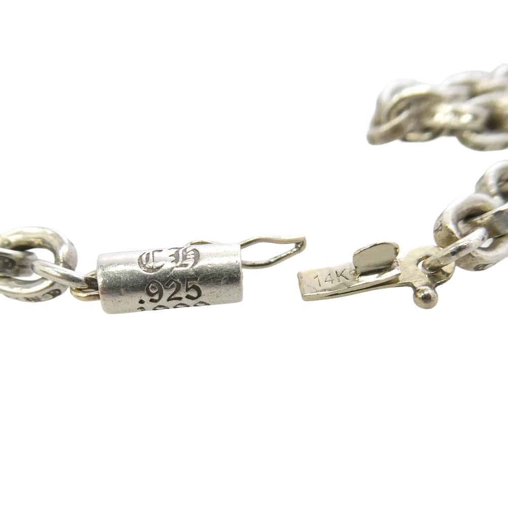 CHROME HEARTS クロムハーツ（原本無） 20inch PAPER CHAIN R20 ペーパーチェーン ネックレス 20インチ シルバー系【中古】