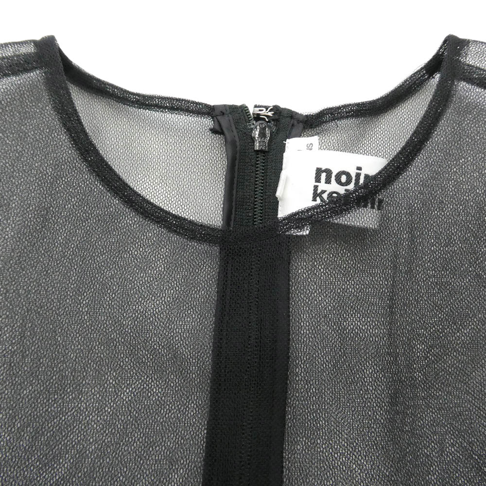ノワールケイニノミヤ AD2025 3P-B014 Nylon Tulle Top TOPS ETC ナイロンチュールトップ メッシュ カットソー ブラック系 M【中古】