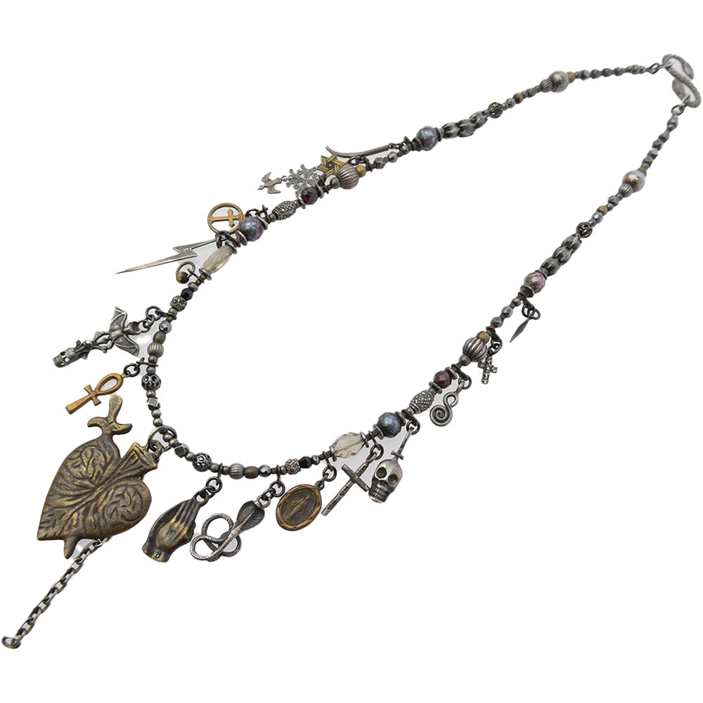 gunda ガンダ ORATIO NECKLACE オラティオ ネックレス シルバー系 ゴールド系【中古】