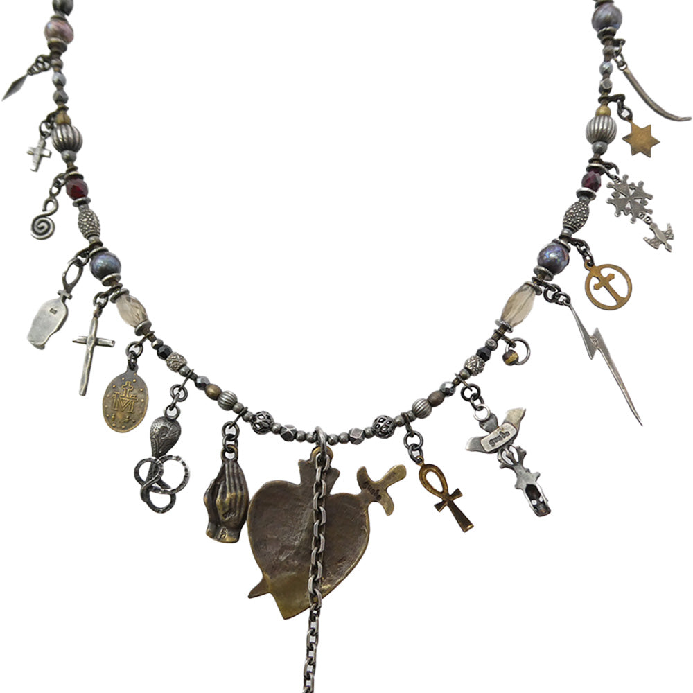 gunda ガンダ ORATIO NECKLACE オラティオ ネックレス シルバー系 ゴールド系【中古】