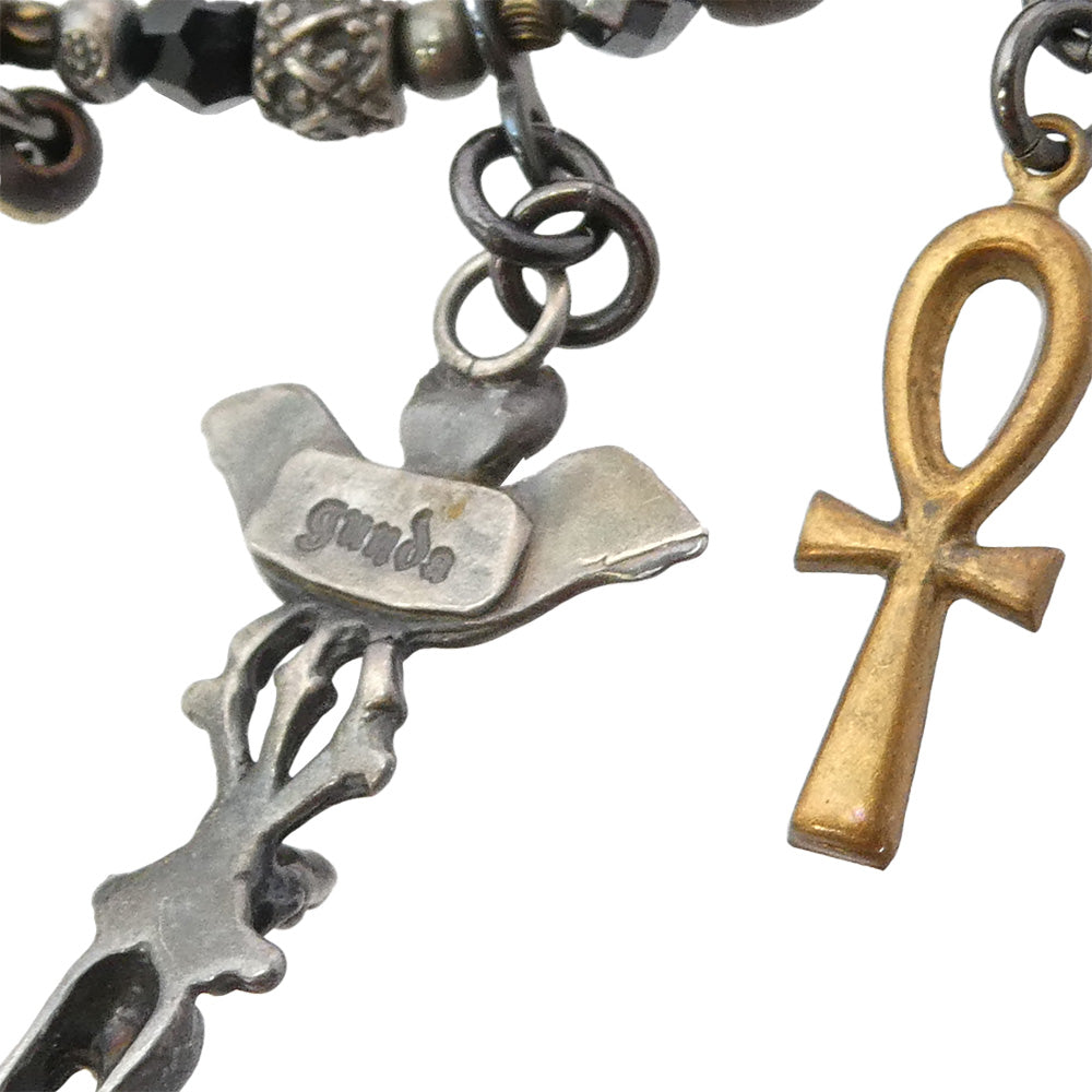 gunda ガンダ ORATIO NECKLACE オラティオ ネックレス シルバー系 ゴールド系【中古】