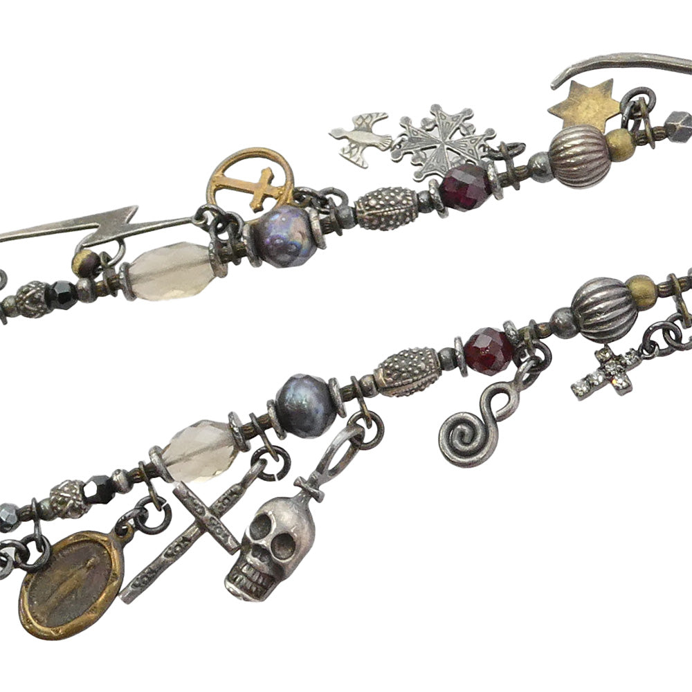 gunda ガンダ ORATIO NECKLACE オラティオ ネックレス シルバー系 ゴールド系【中古】