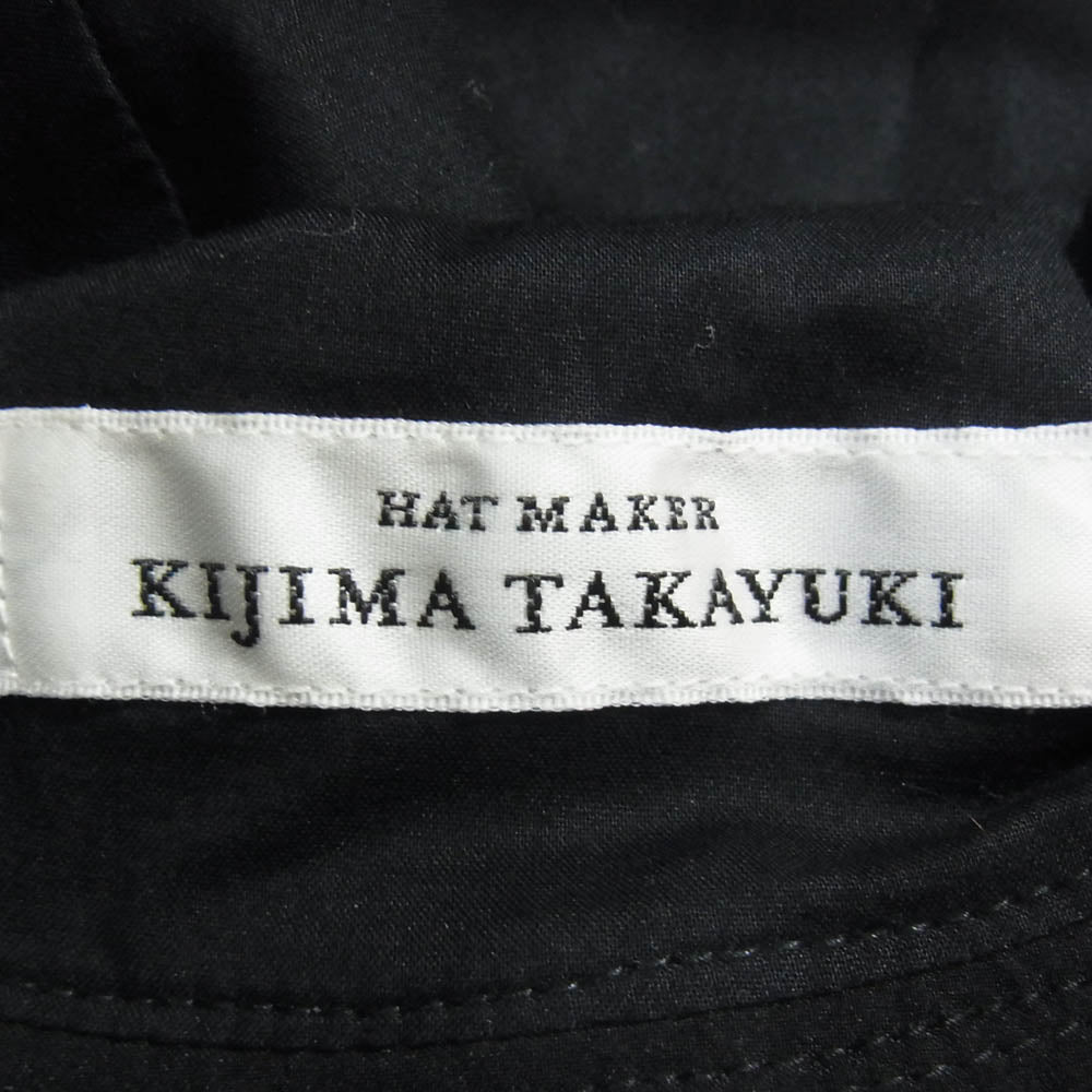 KIJIMA TAKAYUKI キジマタカユキ 242601 バケットハット 帽子 ブラック系【中古】