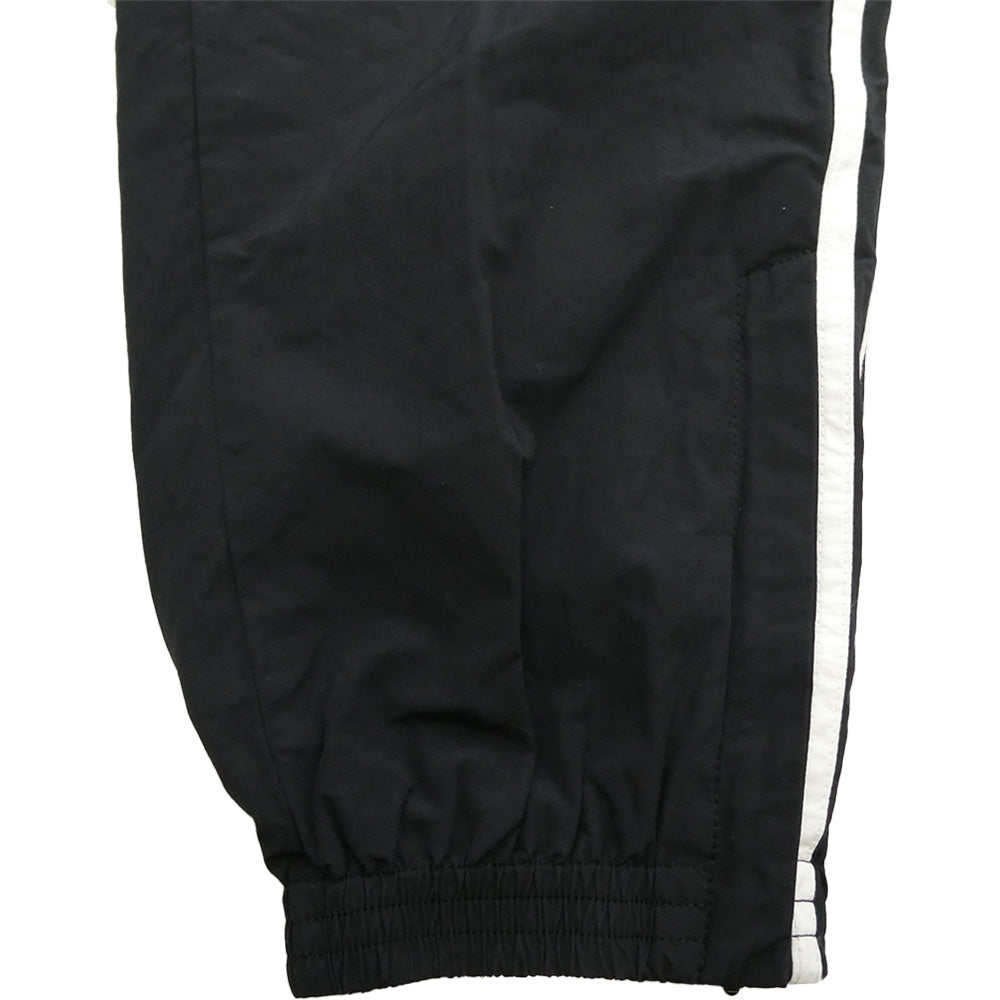 BALENCIAGA バレンシアガ 23SS 725597 TNQ25 × ADIDAS アディダス サイドライン ロゴ トラック パンツ ブラック系 ホワイト系 34【中古】