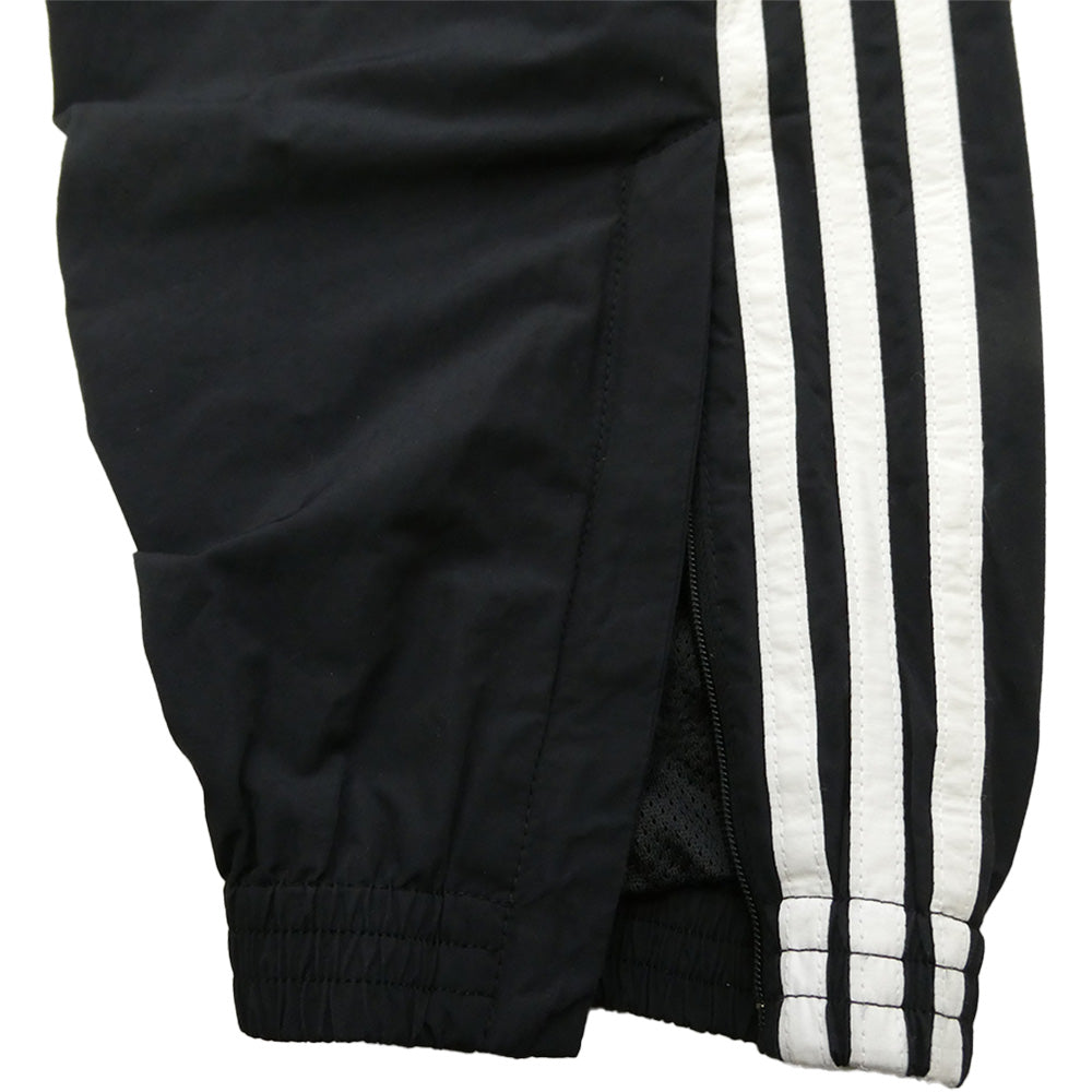 BALENCIAGA バレンシアガ 23SS 725597 TNQ25 × ADIDAS アディダス サイドライン ロゴ トラック パンツ ブラック系 ホワイト系 34【中古】