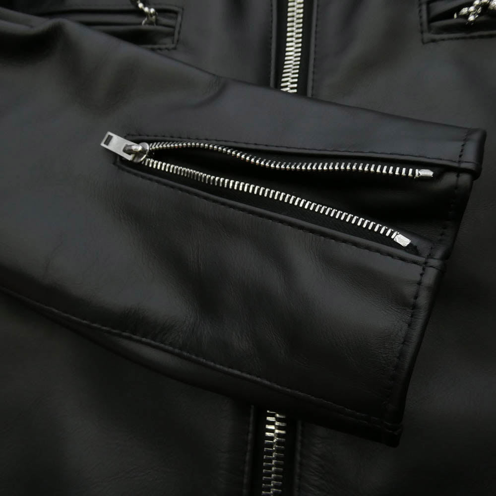 Lewis Leathers ルイスレザー 551T DOMINATOR TIGHT FIT HORSEHIDE ドミネーター タイトフィット ホースハイド レザー ライダース ジャケット ブラック系 42【美品】【中古】