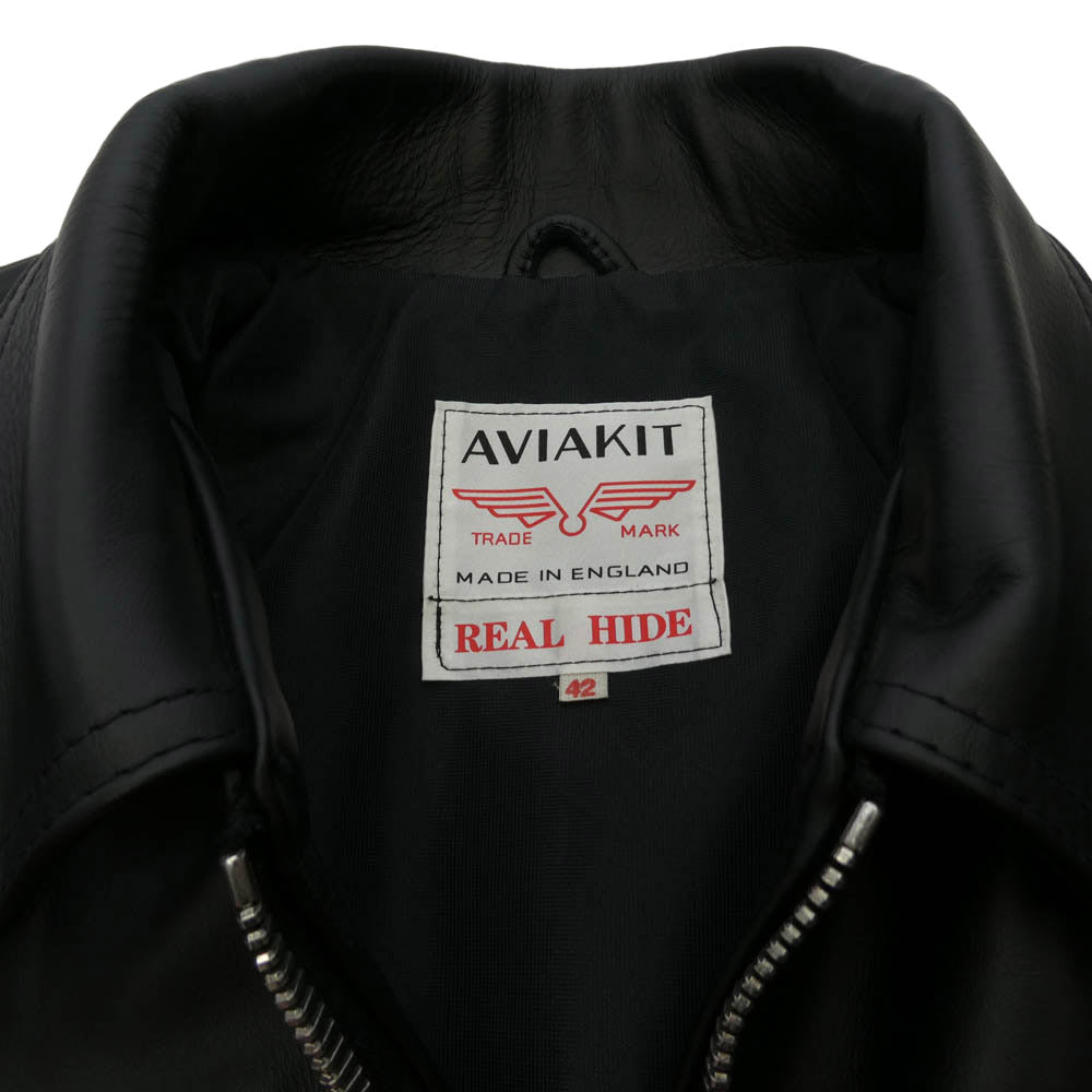 Lewis Leathers ルイスレザー 551T DOMINATOR TIGHT FIT HORSEHIDE ドミネーター タイトフィット ホースハイド レザー ライダース ジャケット ブラック系 42【美品】【中古】