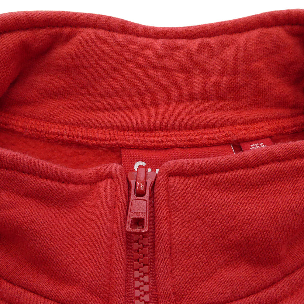 Supreme シュプリーム Small Box HalfZip Pullover スモールボックスロゴ ハーフジップ プルオーバー スウェット レッド系 M【中古】