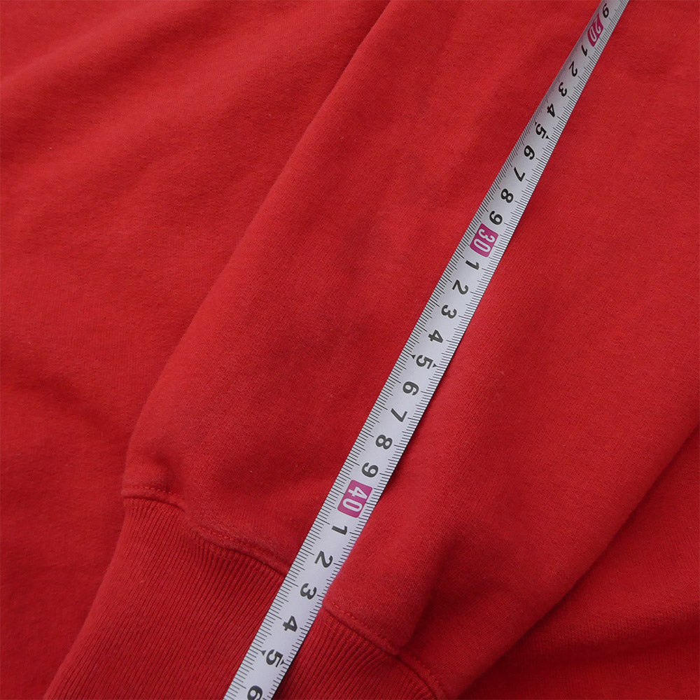 Supreme シュプリーム Small Box HalfZip Pullover スモールボックスロゴ ハーフジップ プルオーバー スウェット レッド系 M【中古】