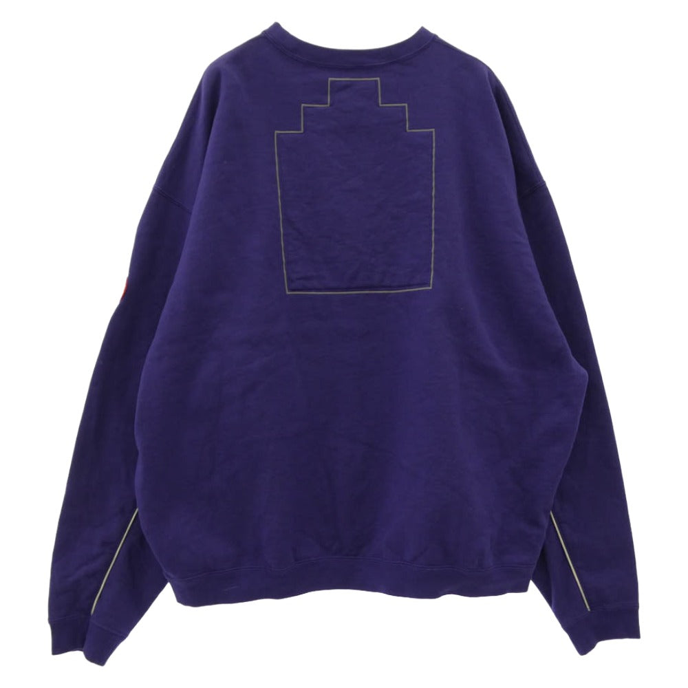 シーイー Solid Loose Crew Neck クルーネック スウェット パープル系 XL【美品】【中古】