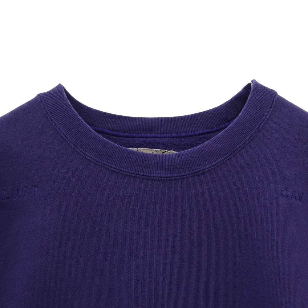 シーイー Solid Loose Crew Neck クルーネック スウェット パープル系 XL【美品】【中古】