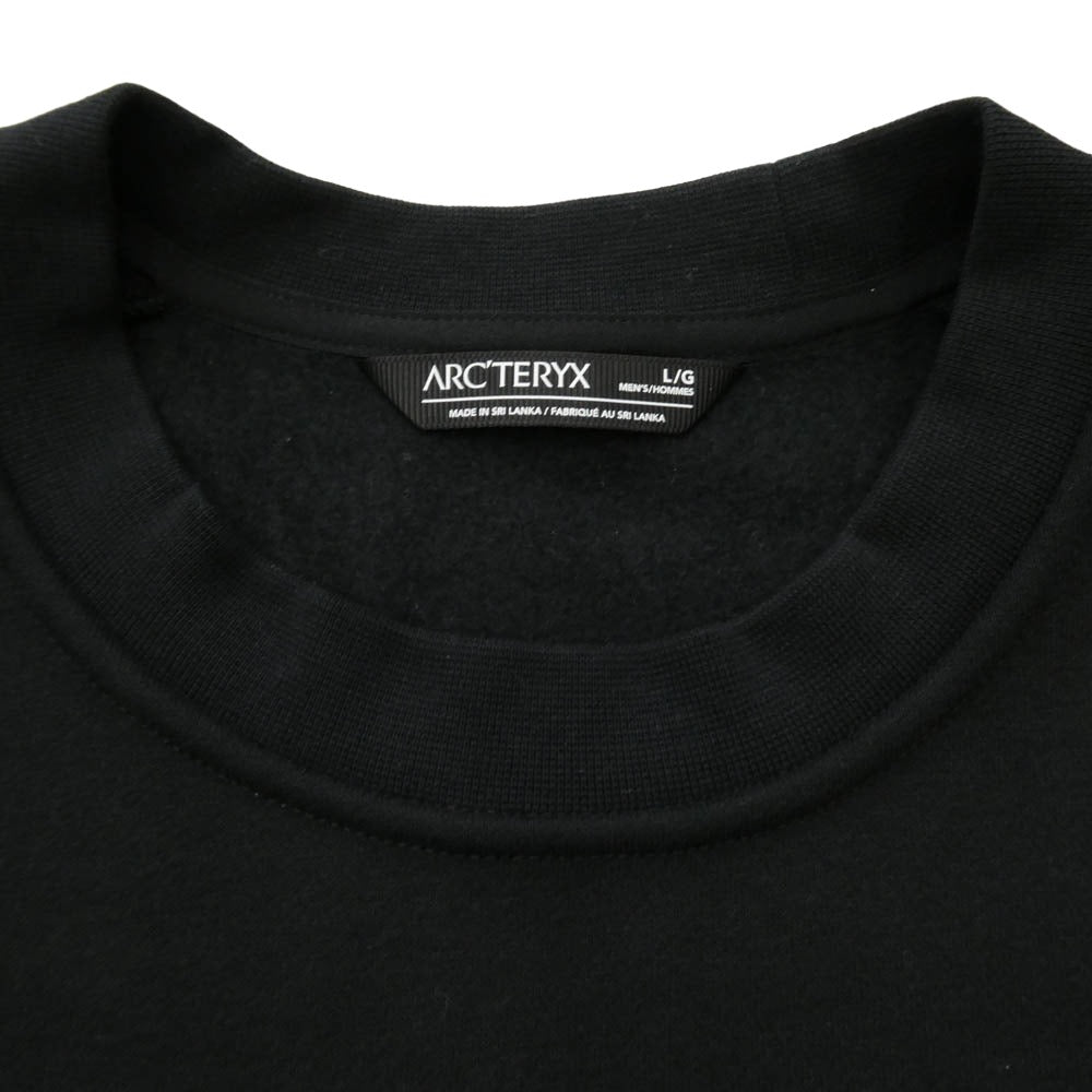 ARC'TERYX アークテリクス X000009787 Emblem Fleece Crew フリース クルーネック プルオーバー ブラック系 L【美品】【中古】