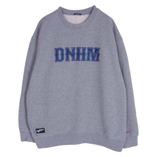 DENHAM デンハム 01-23-02-60-101 DH LOGO CREW ロゴ クルーネック スウェット グレー系 XL【中古】