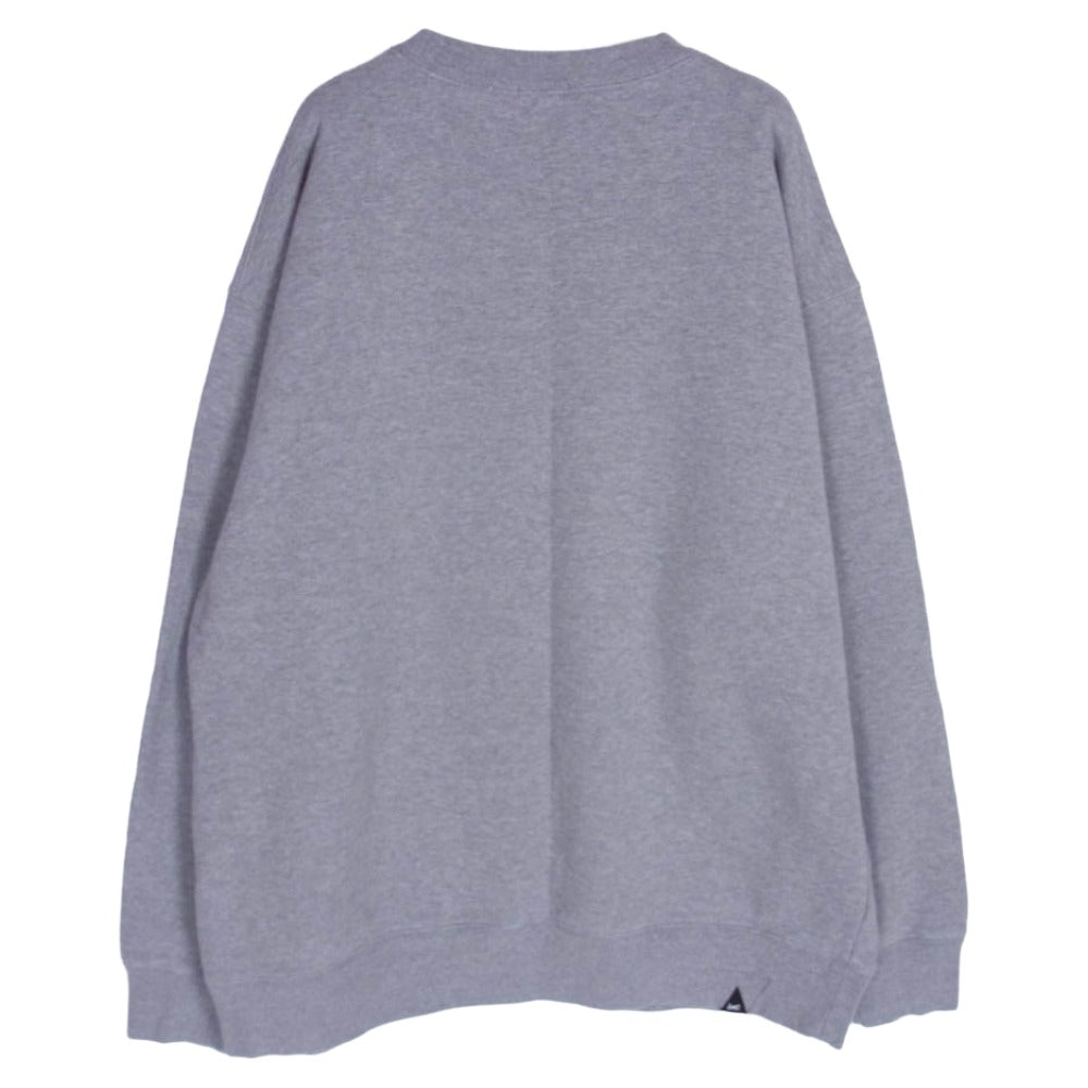 DENHAM デンハム 01-23-02-60-101 DH LOGO CREW ロゴ クルーネック スウェット グレー系 XL【中古】